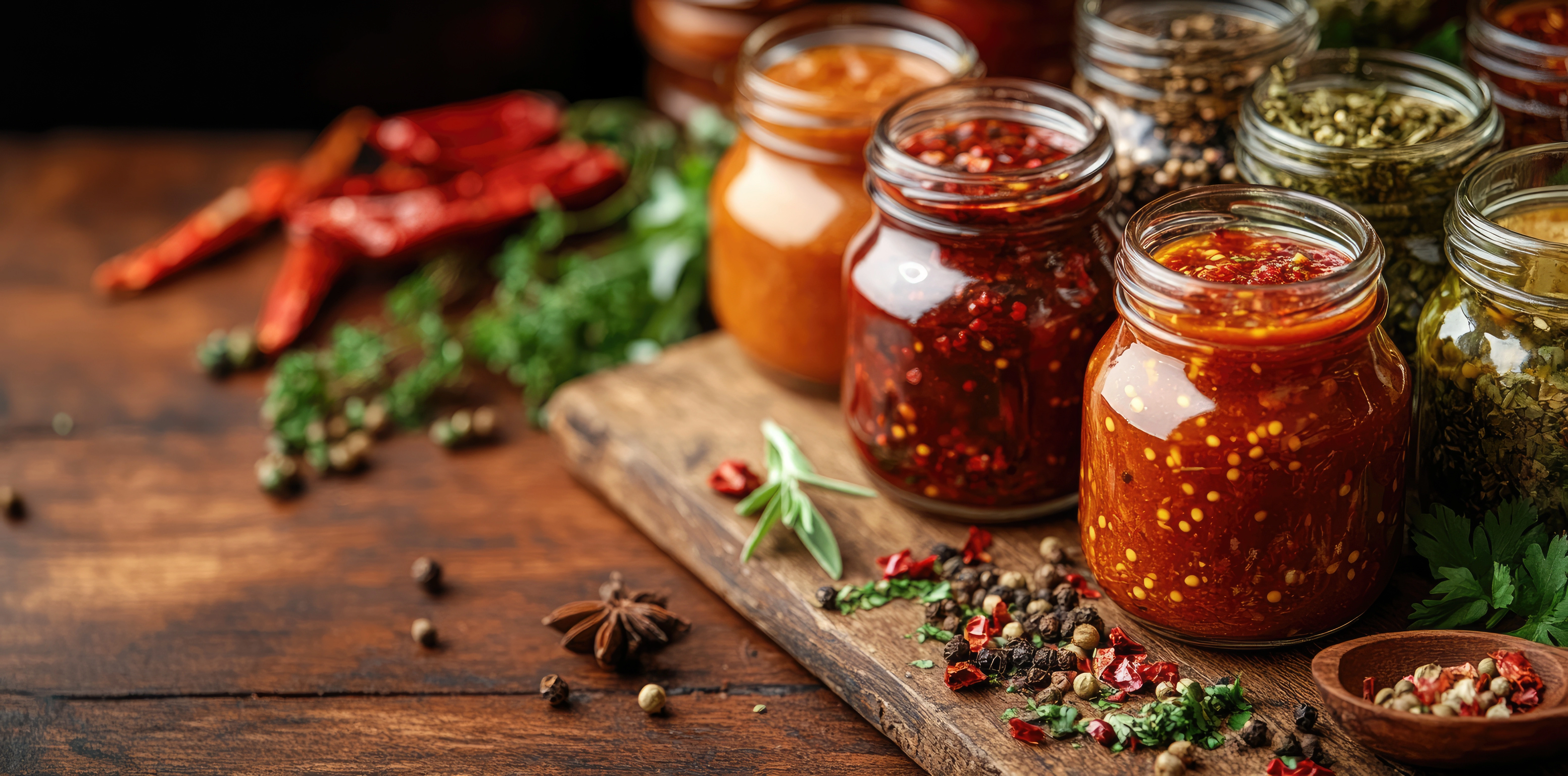 Traditional spices and homemade recipes by grandmother
